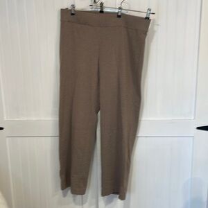Land’s End casual pants light brown/taupe size L (14-16) w/ waistline pocket